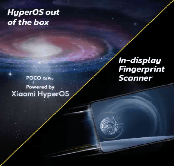 HyperOS and in display fingerprint scanner