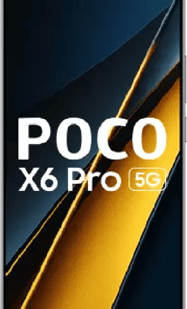 poco x 6 pro front view