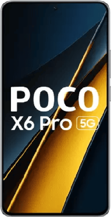 poco x 6 pro front view