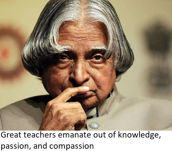 abdul kalam quotes on teachers knowledge compassion